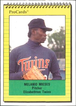 1991 ProCards #4297 Melanio Mieses Front