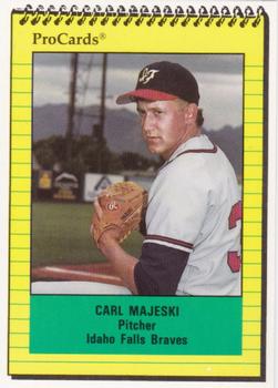 1991 ProCards #4325 Carl Majeski Front