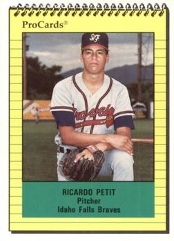 1991 ProCards #4326 Ricardo Petit Front