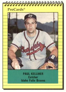 1991 ProCards #4332 Paul Kelliher Front