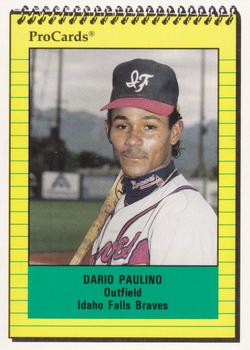 1991 ProCards #4338 Dario Paulino Front