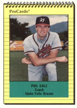 1991 ProCards #4345 Phil Dale Front