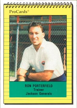 1991 ProCards #NNO Ron Porterfield Front