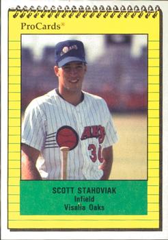 1991 ProCards #NNO Scott Stahoviak Front