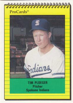 1991 ProCards #3948 Tim Ploeger Front