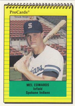 1991 ProCards #3955 Mel Edwards Front