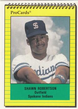 1991 ProCards #3961 Shawn Robertson Front