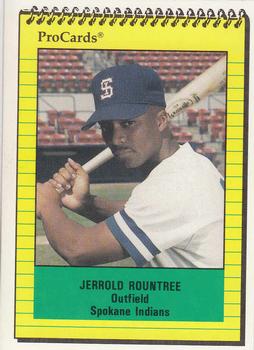 1991 ProCards #3962 Jerrold Rountree Front