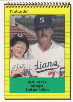 1991 ProCards #3965 Gene Glynn Front