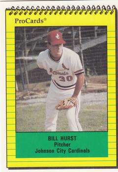 1991 ProCards #3973 Bill Hurst Front