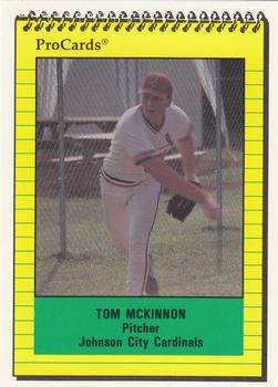 1991 ProCards #3975 Tom McKinnon Front