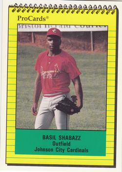 1991 ProCards #3990 Basil Shabazz Front