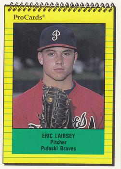 1991 ProCards #4001 Eric Lairsey Front