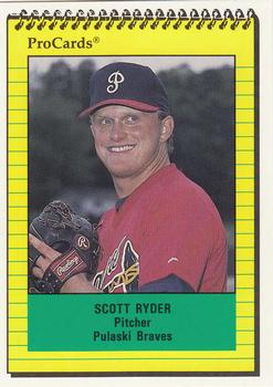 1991 ProCards #4003 Scott Ryder Front