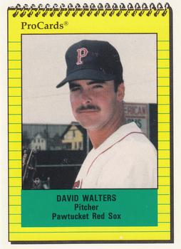 1991 ProCards #40 David Walters Front
