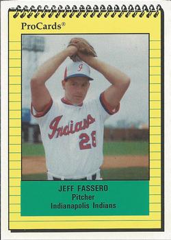 1991 ProCards #457 Jeff Fassero Front