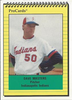 1991 ProCards #458 David Masters Front