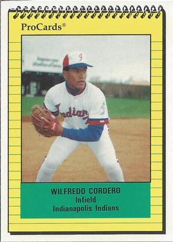 1991 ProCards #466 Wilfredo Cordero Front
