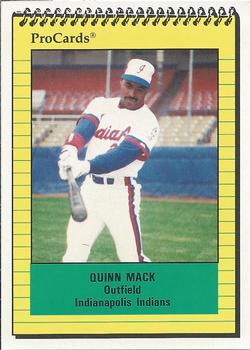 1991 ProCards #475 Quinn Mack Front