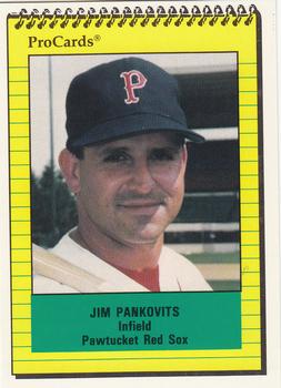 1991 ProCards #48 Jim Pankovits Front