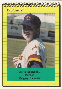 1991 ProCards #513 John Mitchell Front