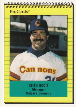 1991 ProCards #530 Keith Bodie Front