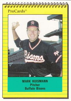 1991 ProCards #535 Mark Huismann Front