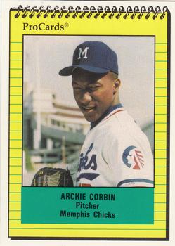 1991 ProCards #646 Archie Corbin Front