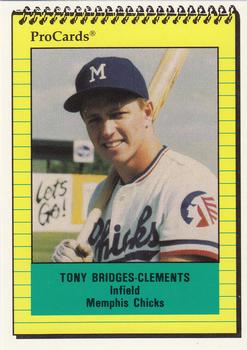 1991 ProCards #659 Tony Bridges-Clements Front