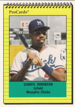 1991 ProCards #663 Darryl Robinson Front