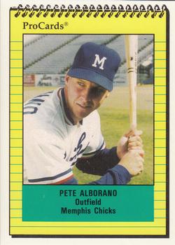 1991 ProCards #665 Pete Alborano Front