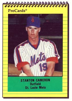 1991 ProCards #722 Stanton Cameron Front