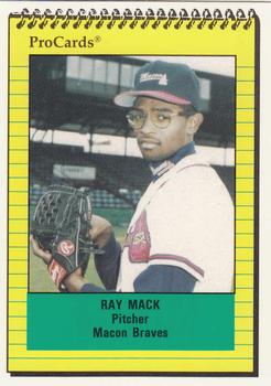 1991 ProCards #858 Ray Mack Front
