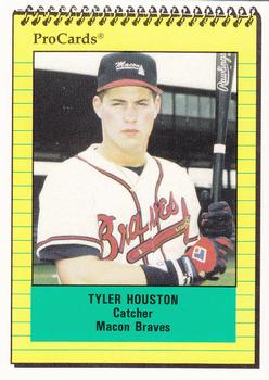 1991 ProCards #869 Tyler Houston Front