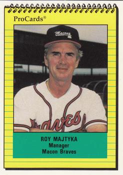 1991 ProCards #881 Roy Majtyka Front