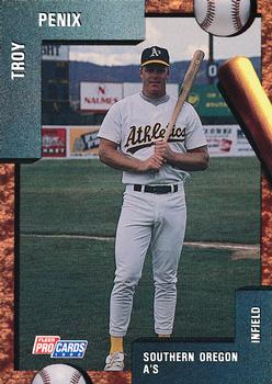 1992 Fleer ProCards #3427 Troy Penix Front