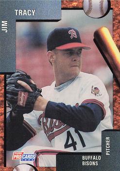 1992 Fleer ProCards #323 Jim Tracy Front