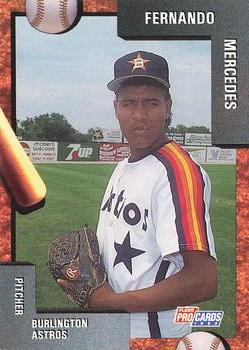 1992 Fleer ProCards #539 Fernando Mercedes Front