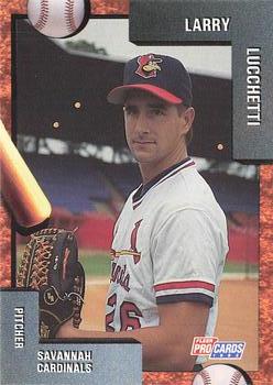 1992 Fleer ProCards #663 Larry Lucchetti Front