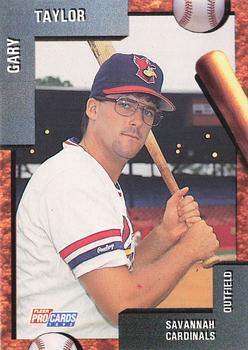 1992 Fleer ProCards #677 Gary Taylor Front
