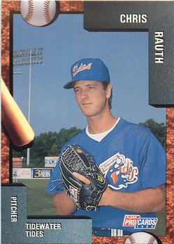 1992 Fleer ProCards #895 Chris Rauth Front
