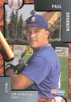 1992 Fleer ProCards #960 Paul Brannon Front