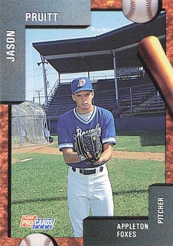 1992 Fleer ProCards #983 Jason Pruitt Front