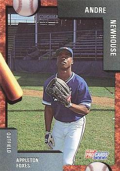 1992 Fleer ProCards #998 Andre Newhouse Front