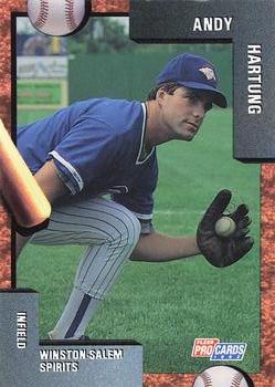 1992 Fleer ProCards #1214 Andy Hartung Front