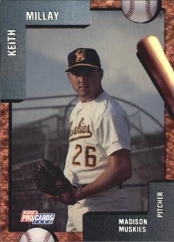 1992 Fleer ProCards #1229 Keith Millay Front