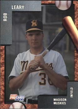 1992 Fleer ProCards #1243 Rob Leary Front