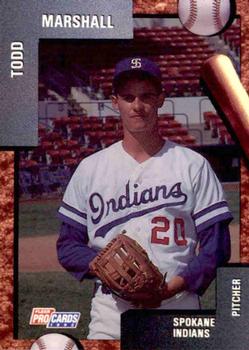 1992 Fleer ProCards #1290 Todd Marshall Front