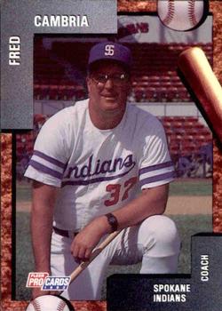 1992 Fleer ProCards #1311 Fred Cambria Front