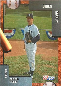 1992 Fleer ProCards #1405 Brian Maxcy Front
